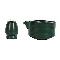 2 Piece Ceramic Matcha Tea Preparation Set (Sms-02) - EPINOX COFFEE TOOLS