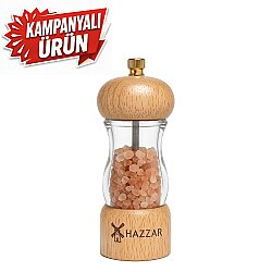 Akrilik Ahşap Tuz/Biber Değirmeni Seramik 16 cm (DSAA-160) - HAZZAR
