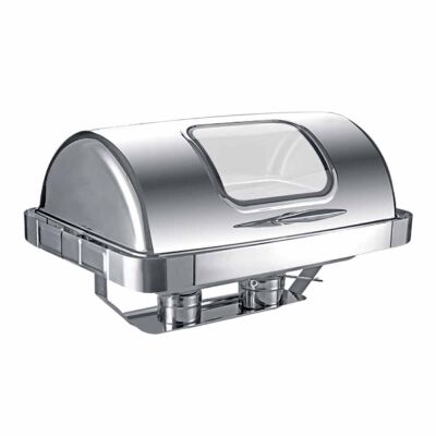 Chafing Dish Roll Top Gömme Camlı 9 L (CDG-9C) - 1