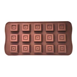 Çikolata Kalıbı - Silikon - Kare (KRS-20) - EPINOX PASTRY