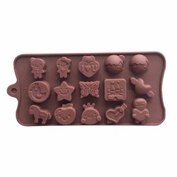 Çikolata Kalıbı Silikon Karışık Cisimler (SCK-54) - EPINOX PASTRY