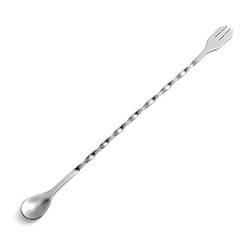Cocktail Spoon With Fork (Kkc-30) - EPINOX COFFEE TOOLS