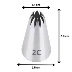 Duy Kapalı Yıldız - 10 Diş / 25x14x39 (DY-2C) - 3