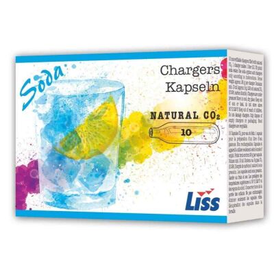 Liss Soda Sifon Kartuşu 10'lu (CO2-10) - 1