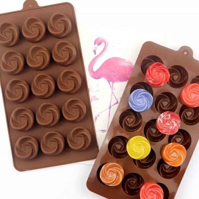Silicone Chocolate Mould Rose (Gl-21) - 4