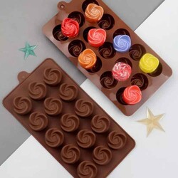 Silicone Chocolate Mould Rose (Gl-21) - 5