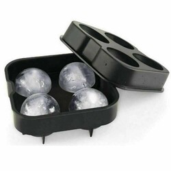 Silicone Ice Mold - 4 Balls - 45 Mm (Tbk-45) - EPINOX PASTRY