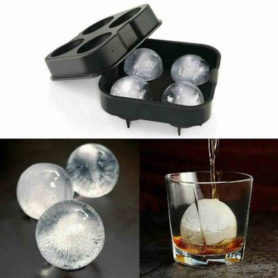 Silicone Ice Mold - 4 Balls - 45 Mm (Tbk-45) - 4