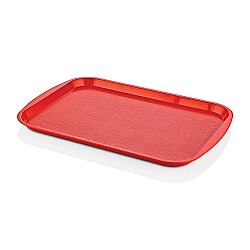 Tepsi Plastik (ABS) Dikdörtgen 36x27cm Kırmızı (TPA-3627) - 2