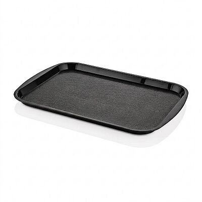 Tepsi Plastik (ABS) Dikdörtgen 36x27cm Siyah (TPS-3627) - 2