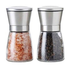 Tuz/Biber Değirmeni Çelik Kapak Cam Hazne 13 cm (CSM-130) - 3