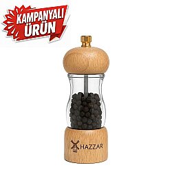 Wooden&Acrylic Pepper Grinder Ss Mechanism 16 Cm (Dcaa-160) - HAZZAR